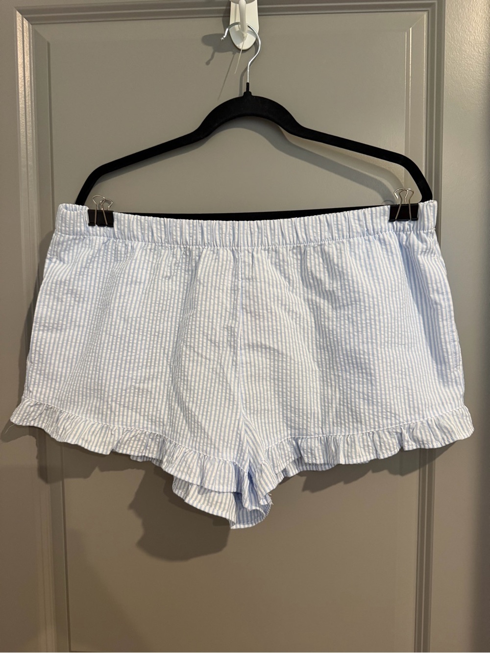 Women's Light Blue Striped Set - Picture 5 of 7